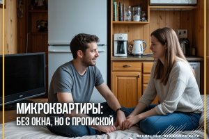 Микроквартиры: без окна, но с пропиской