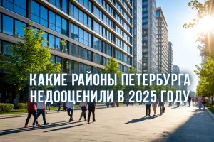 Какие районы Петербурга недооценили в 2025 году