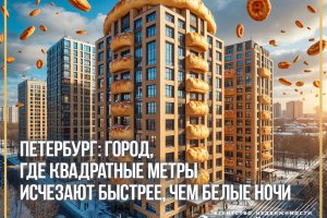 Петербург: город, где квадратные метры исчезают быстрее, чем белые ночи