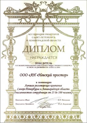 KAISSA 2010 Diploma
