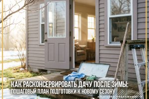 Как расконсервировать дачу после зимы: пошаговый план подготовки к новому сезону
