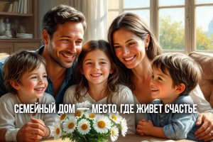 Семейный дом — место, где живет счастье