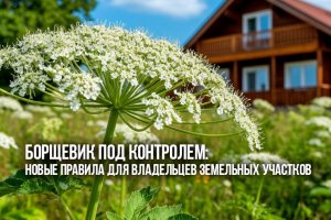Борщевик под контролем: новые правила для владельцев земельных участков