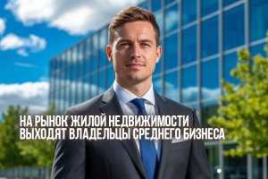На рынок жилой недвижимости выходят владельцы среднего бизнеса