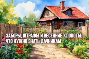 Заборы, штрафы и весенние хлопоты: что нужно знать дачникам