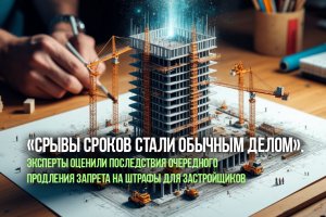 «Срывы сроков стали обычным делом». Эксперты оценили последствия очередного продления запрета на штрафы для застройщиков