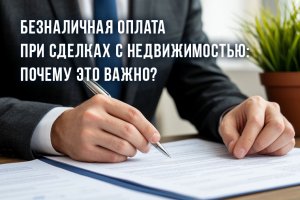 Безналичная оплата при сделках с недвижимостью: почему это важно?